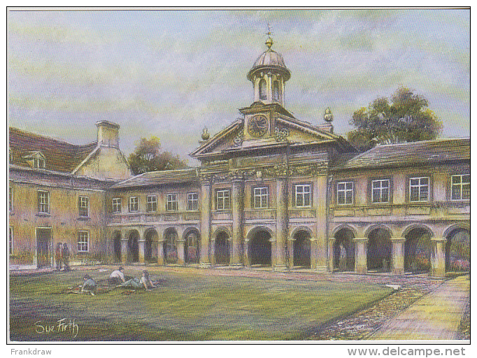 Postcard - Art - Sue Firth - Cambridge - Emmanuel College - VG - Ohne Zuordnung