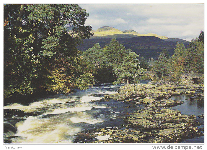 Postcard - Scotland - Dochart Falls Killin, Perthshire - Card No. M142 - Photo By Michael Macgregor - VG - Unclassified