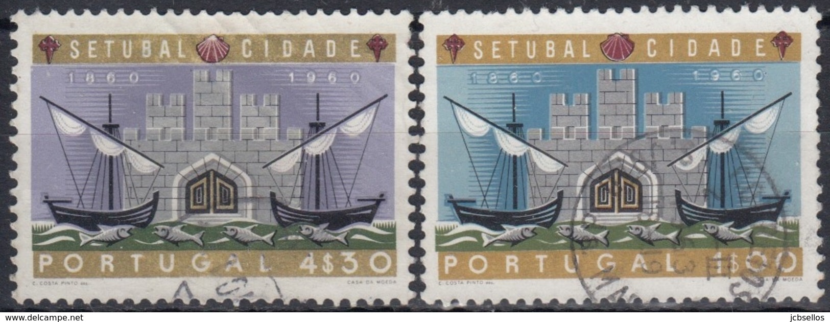 PORTUGAL 1961 Nº 886/87 USADO - Usado