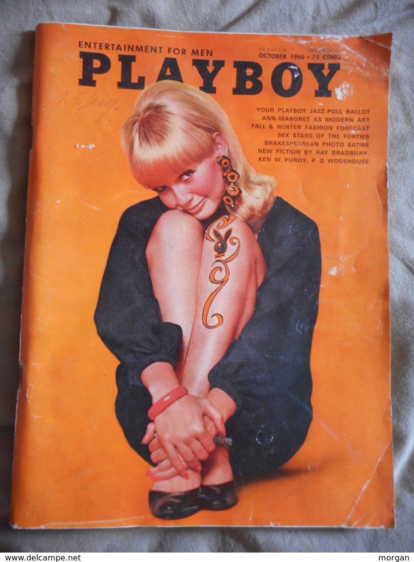 PLAYBOY, LOT DE 5 ANCIENS N° de 1966 / 1975 , EROTISME, PIN UPS, EDIT. FRANCE, US, ALLEMAGNE, AVEC POSTERS