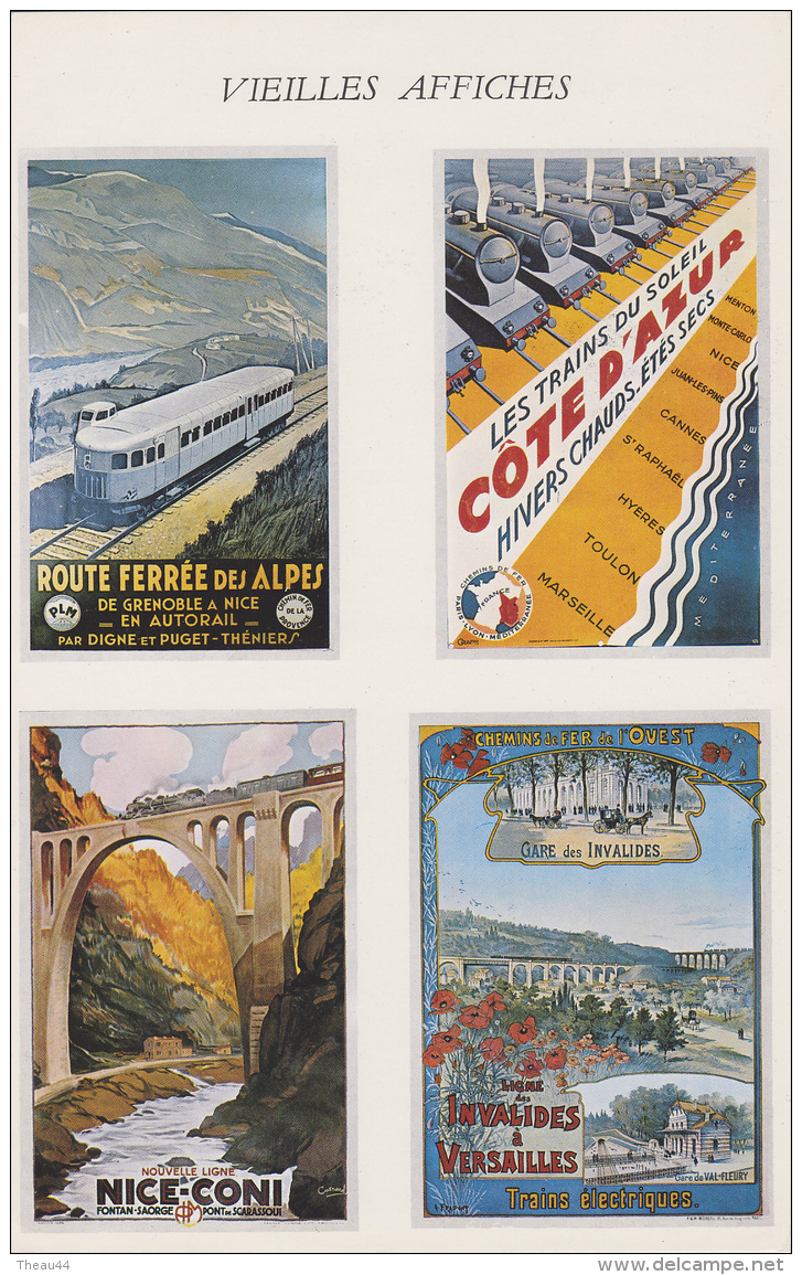 AFFICHES De TRAINS  -Chemin De Fer De L'Ouest - Other & Unclassified