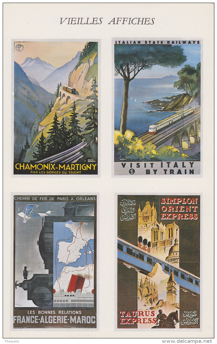 AFFICHES De TRAINS  -Chemin De Fer De L'Ouest - Other & Unclassified