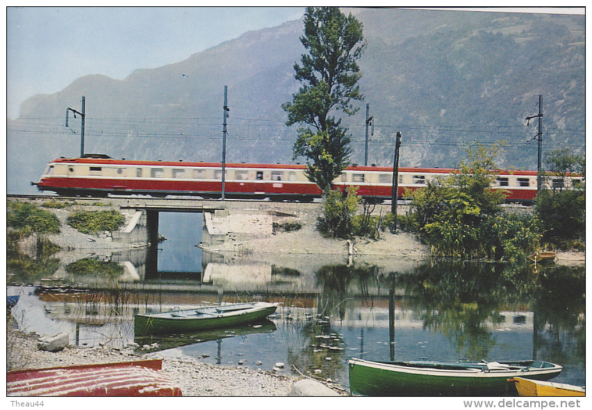 BRISON-St-INNOCENT (Lac Du BOURGET) :  La R G.P. " Le RHODANIEN " MARSEILLE-GENEVE . - Otros & Sin Clasificación