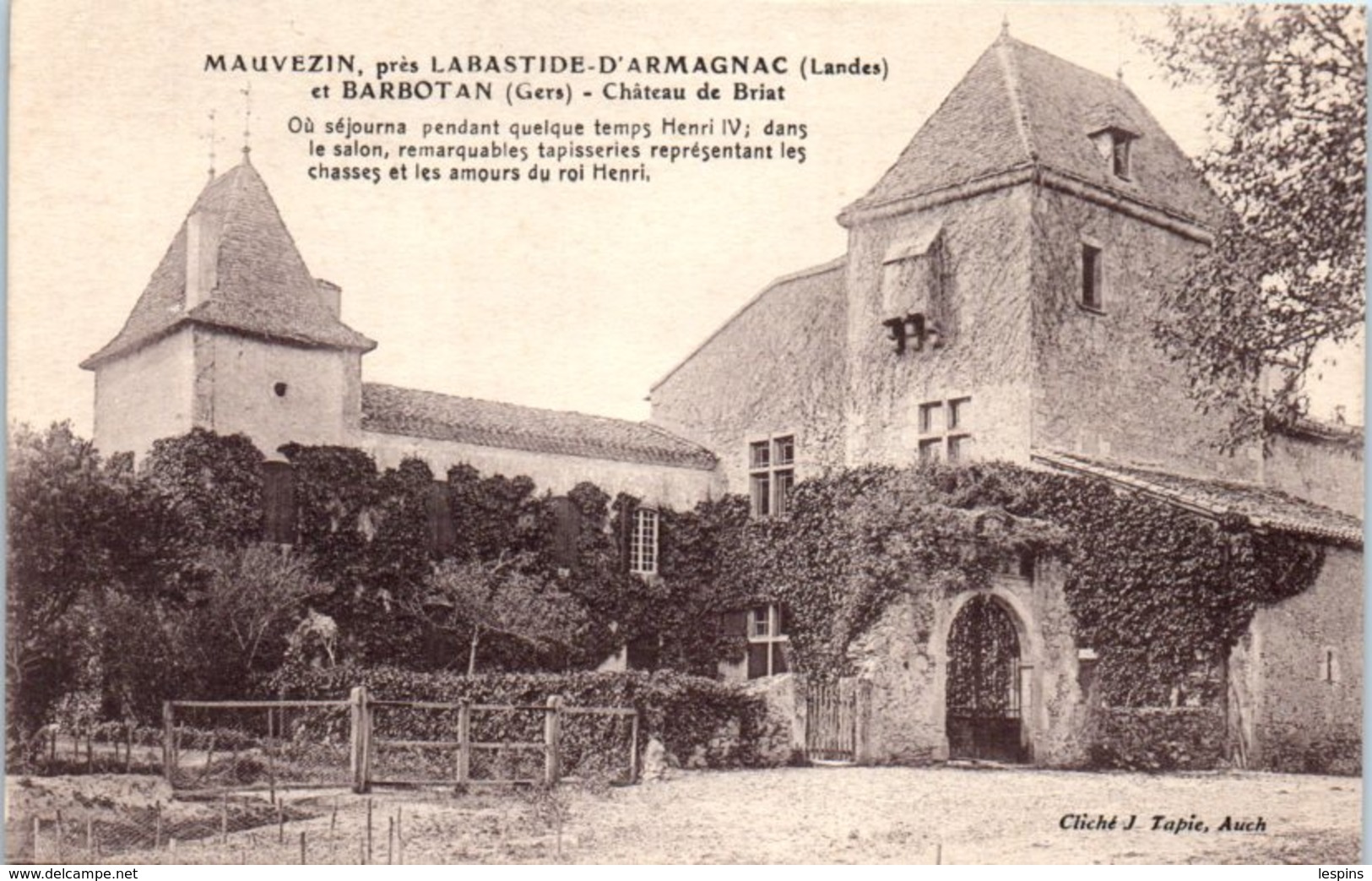 40 - MAUVEZIN -- Château De Briat - Autres & Non Classés