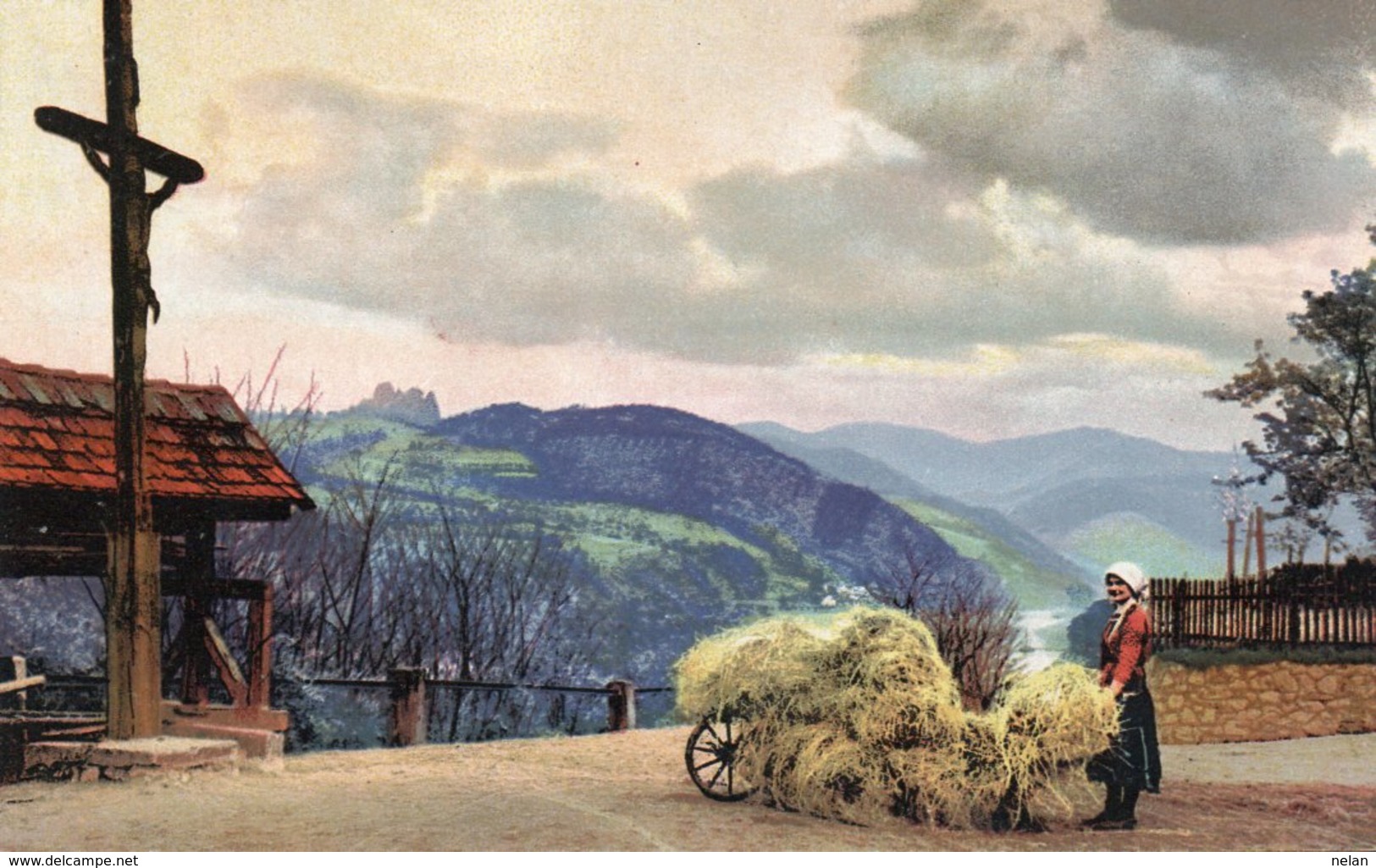 FRUHLING IM BOHM.-MITTELGEBIRGE-NON VIAGGIATA-PHOTOCHROMIE - Guenzburg