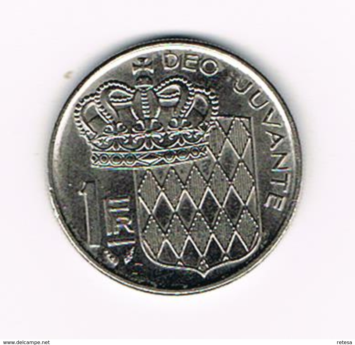 &-   MONACO  1 FRANC  RAINIER III   1982 - 1960-2001 New Francs