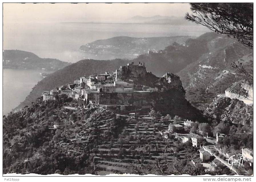 ** Lot De 11 Cartes ** 06 - EZE ( Cartes Diversifiées Toutes Scannées ) CPSM Noir Blanc Grand Format - Alpes Maritimes - Eze