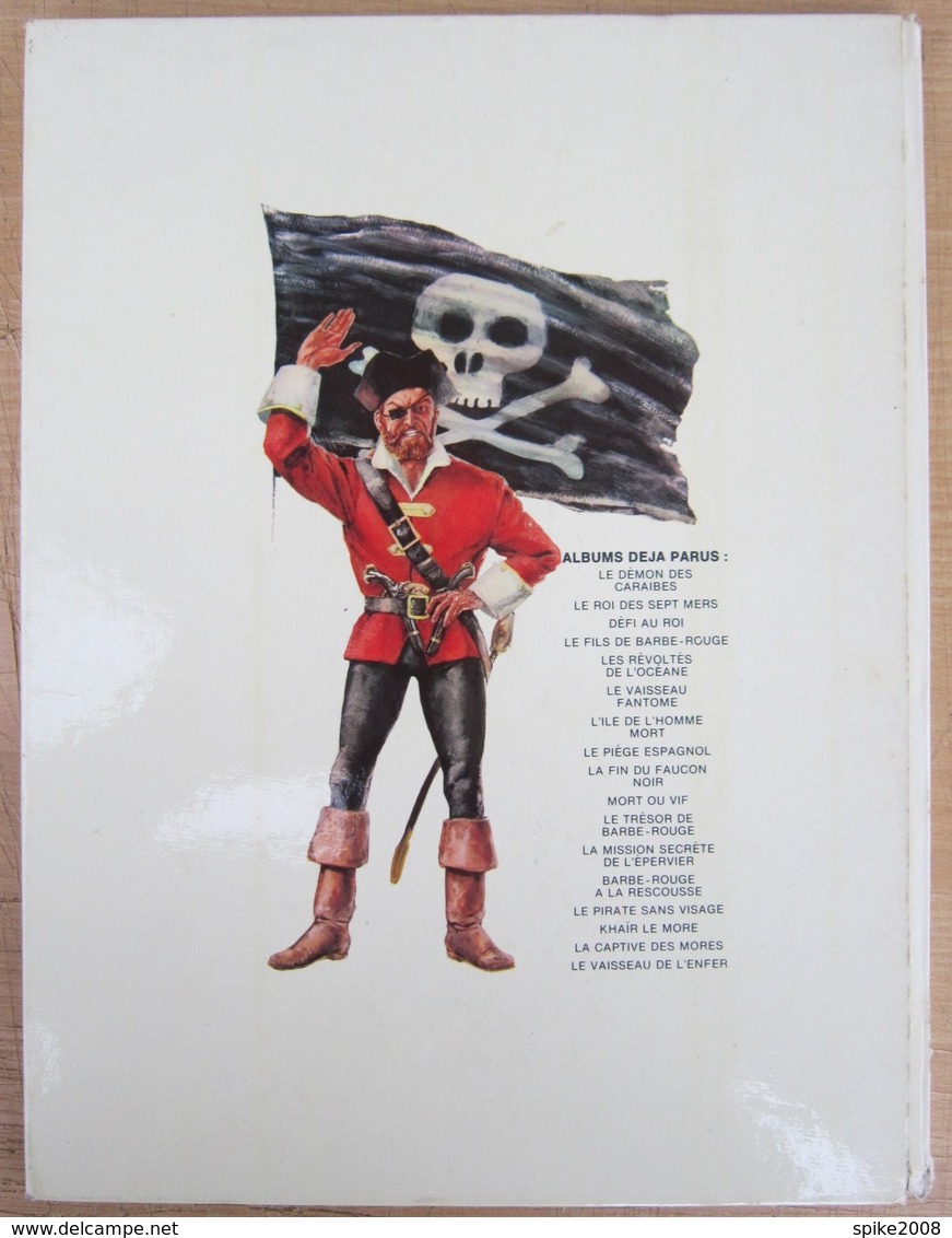 Ré-édition 1975 BARBE ROUGE LE ROI DES SEPT MERS De CHARLIER Et HUBINON - Barbe-Rouge