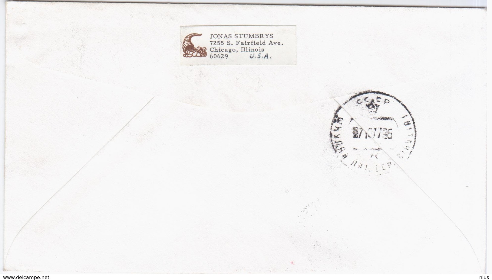 USA United States 1977 FDC First Civil Settlement In Alta, California, Canceled In San Jose, Siauliai USSR, Donkey Horse - 1971-1980