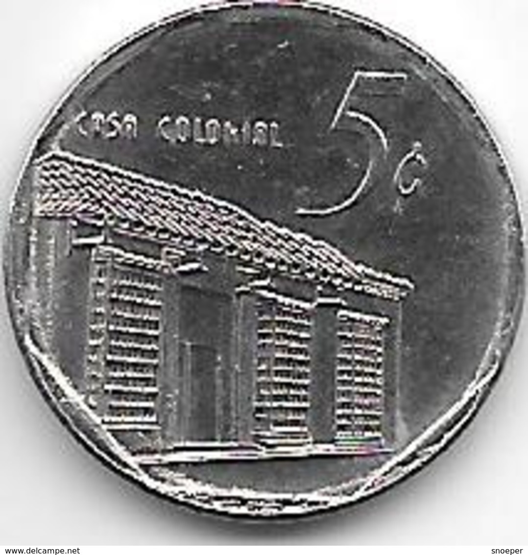 *cuba 5 Centavos 1996  Km 572.2   Unc - Cuba