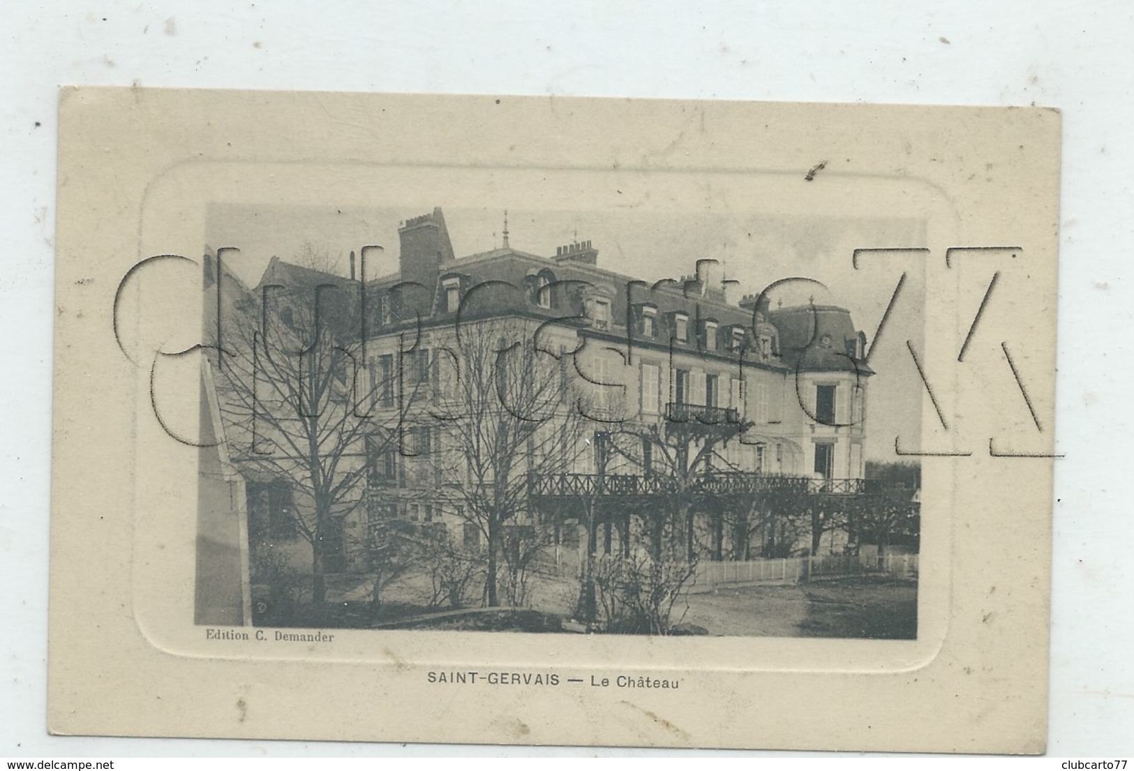 Asnières (27) :  Le Château De Saint-Gervais En 1910 PF. - Arnières