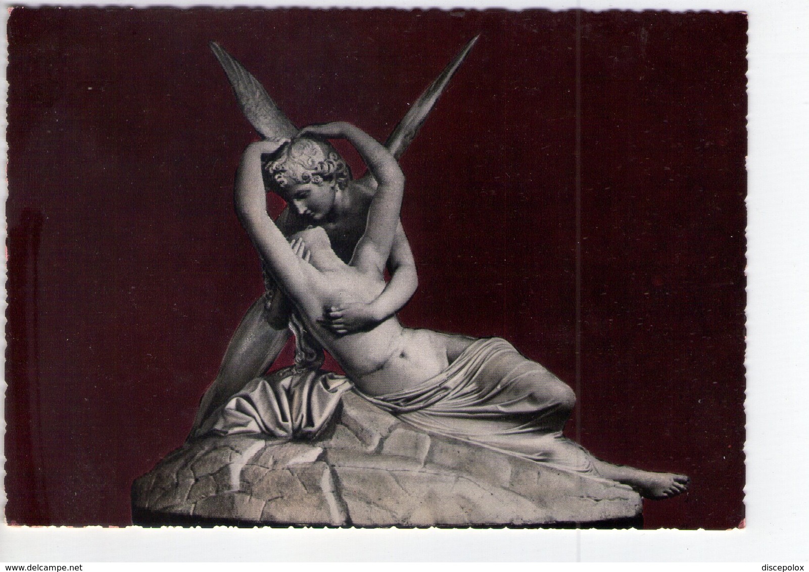 U2992 Cartolina Con La Scultura Di AMORE E PSICHE Di Canova - Villa Carlotta, Lago Di Como _ Sculture, Sculpture - Sculptures