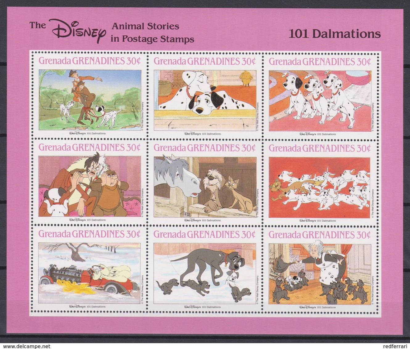 2285  WALT DISNEY - GRENADA  GRENADINES  ( Animal Stories ) Seen By Walt Disney Productions. - Disney