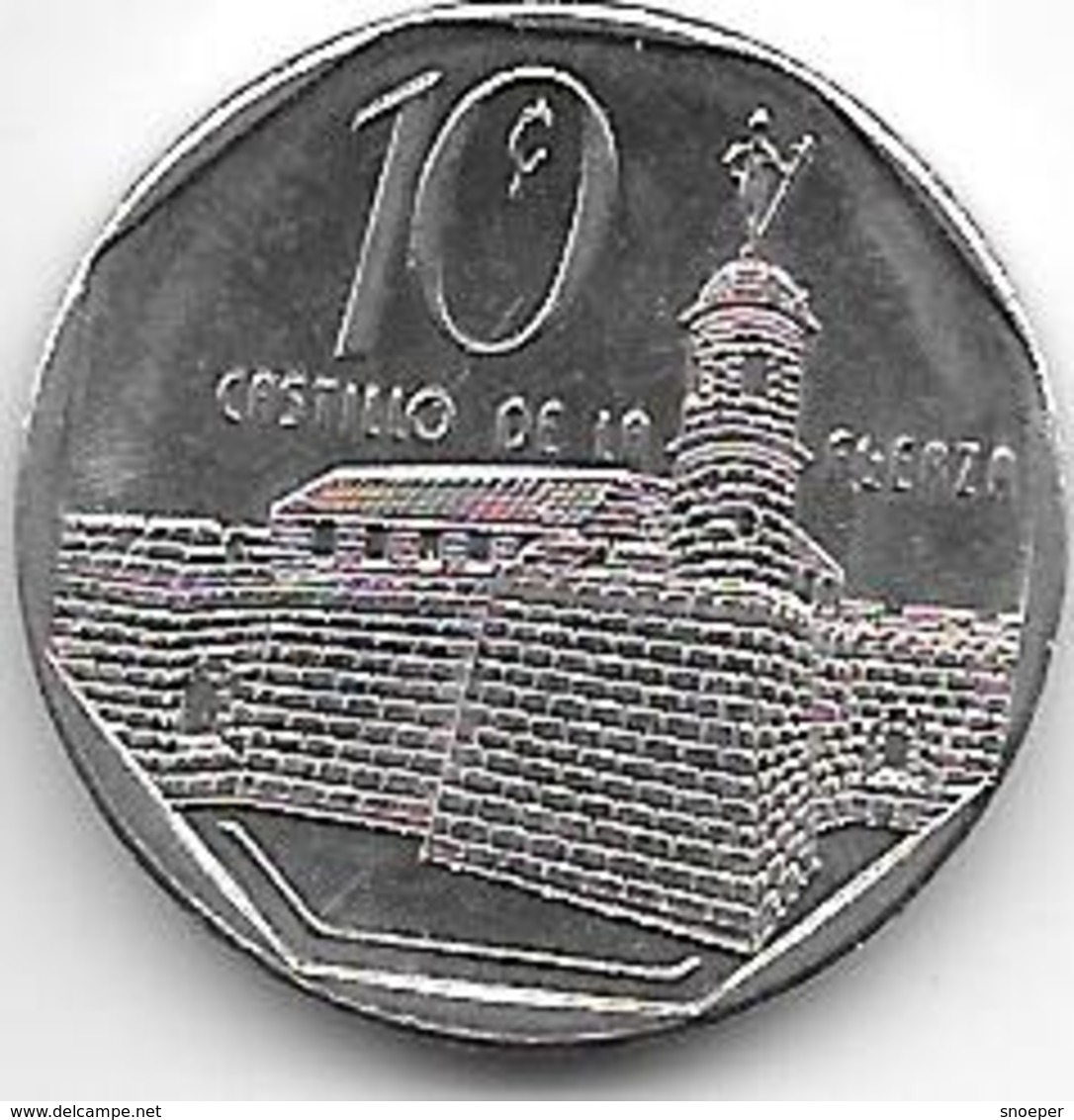 *cuba 10 Centavos 1996  Km 576.2   Xf+ - Cuba