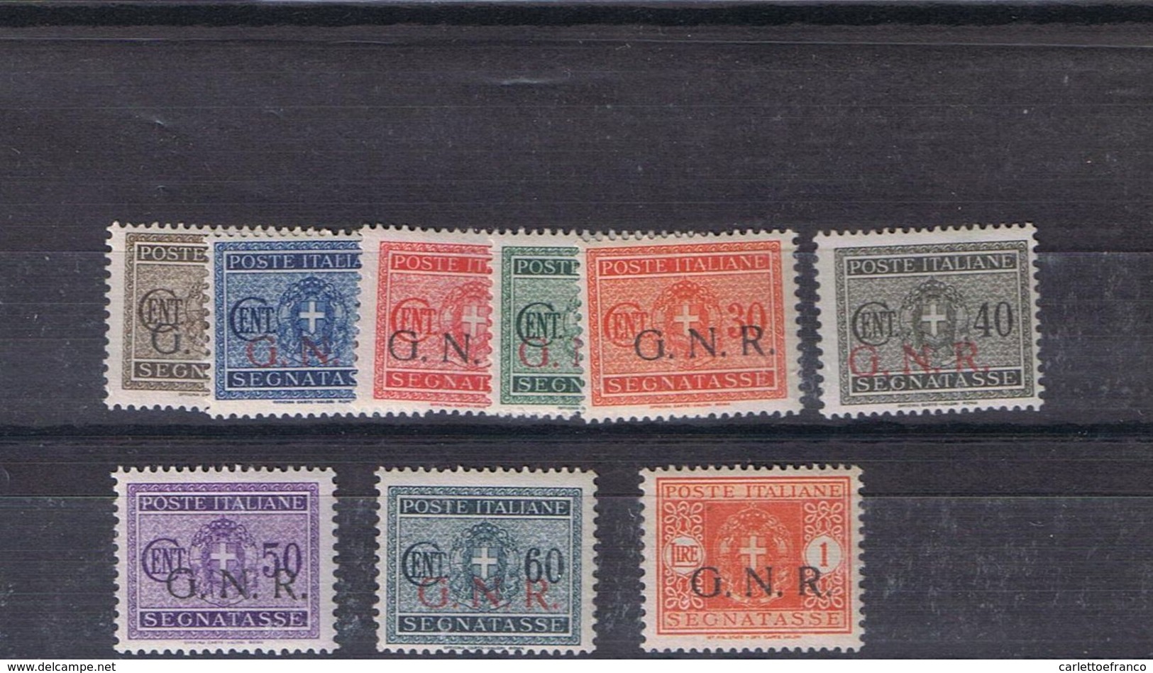 Segnatasse GNR Numeri Sassone 47-55  **perfetti** - Postage Due