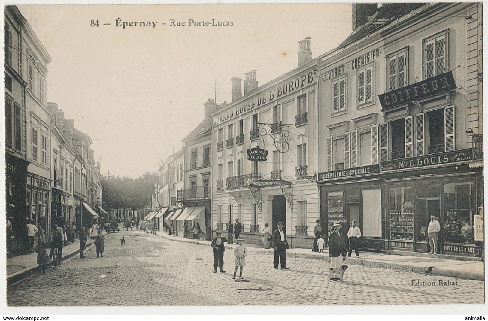 Coiffeur à Epernay Marne Louis Postiches D' Art Ondulations Marcel - Autres & Non Classés