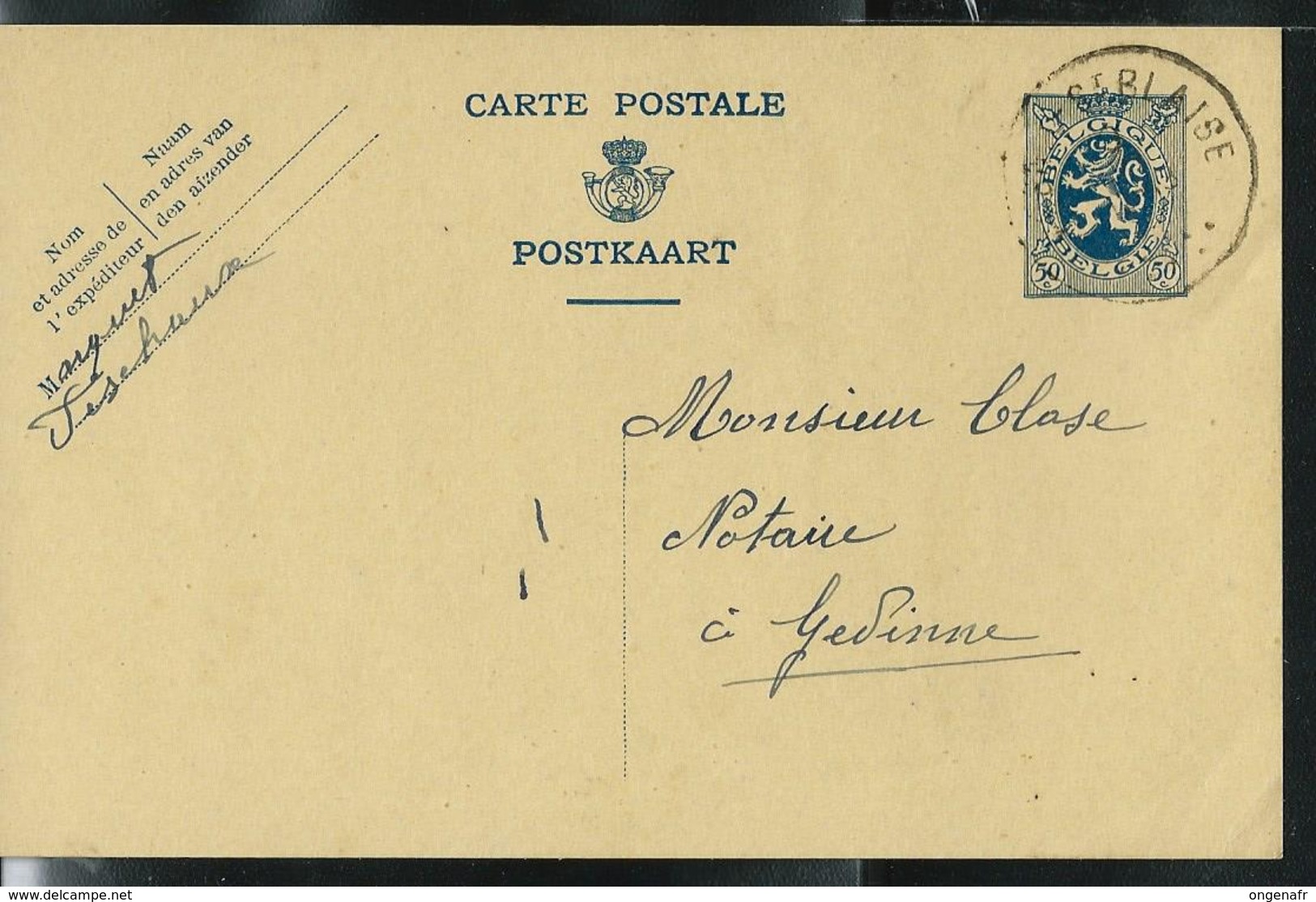 Entier Obl. N° 98  ----  ST BLAISE  02/06/32 - Rural Post