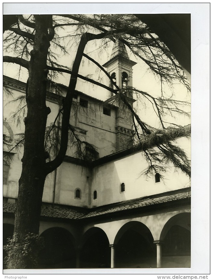 Italie Florence Firenze Cloitre De L'Eglise San Marco Ancienne Photo 1961 - Places