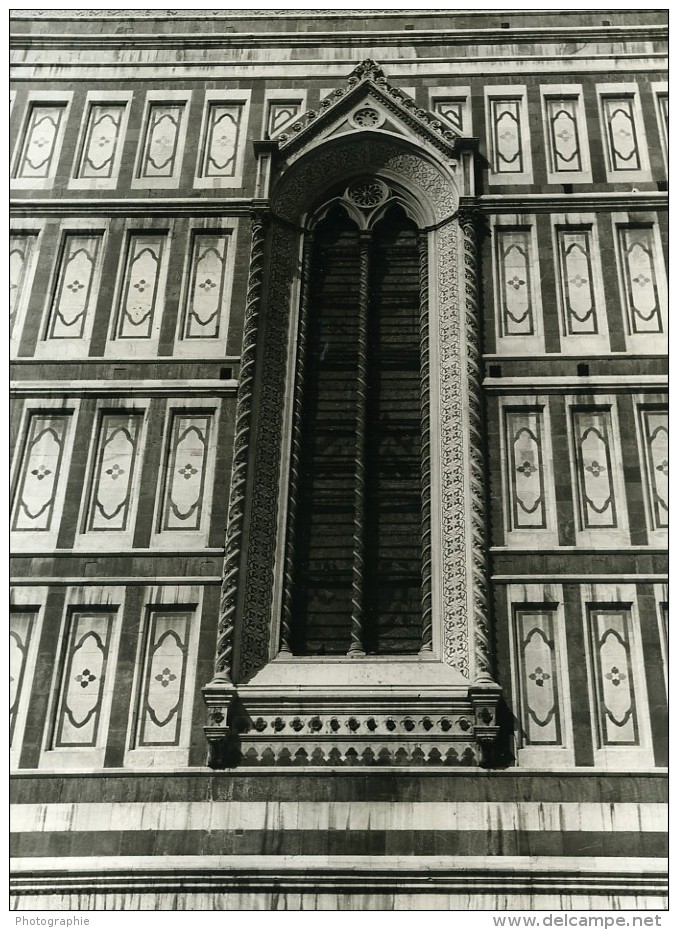 Italie Florence Firenze Cathedrale Santa Maria Del Fiore Ancienne Photo 1961 - Places