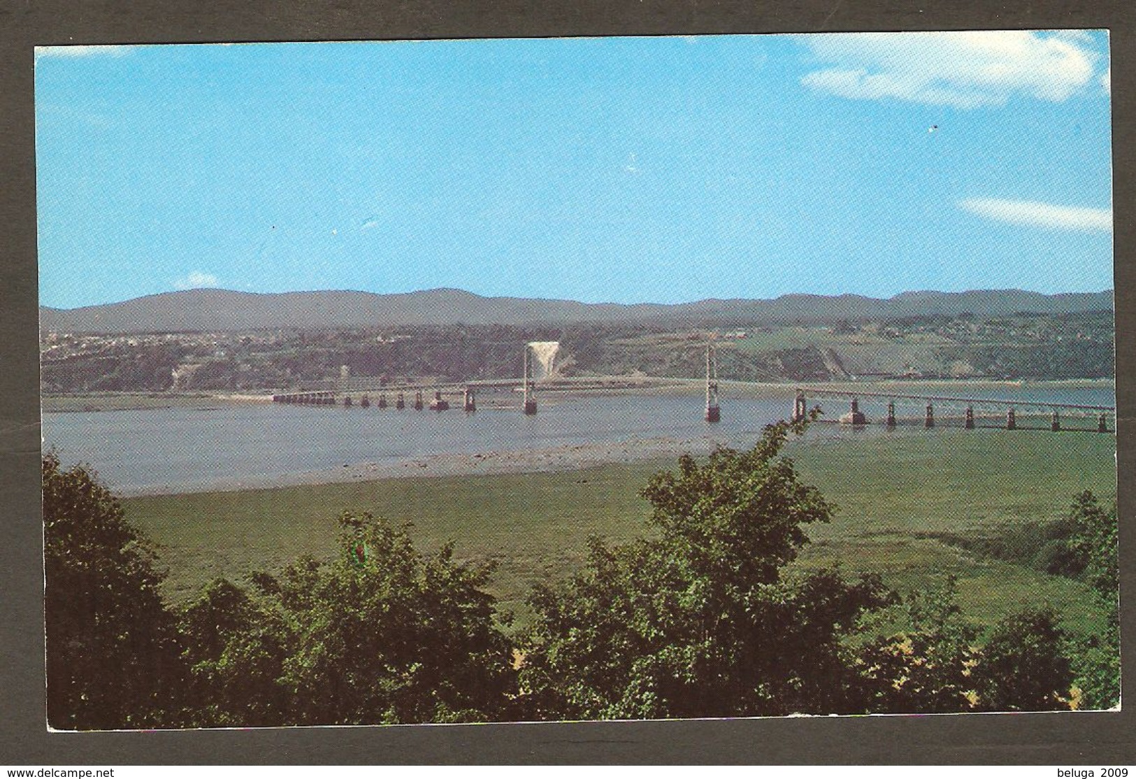 Pont De L'île D'Orléans Et Chute Montmorency @ Beauport Québec En 1971 - Vus De L'île D'Orléans ( Saint-Pierre ) - Québec - Beauport