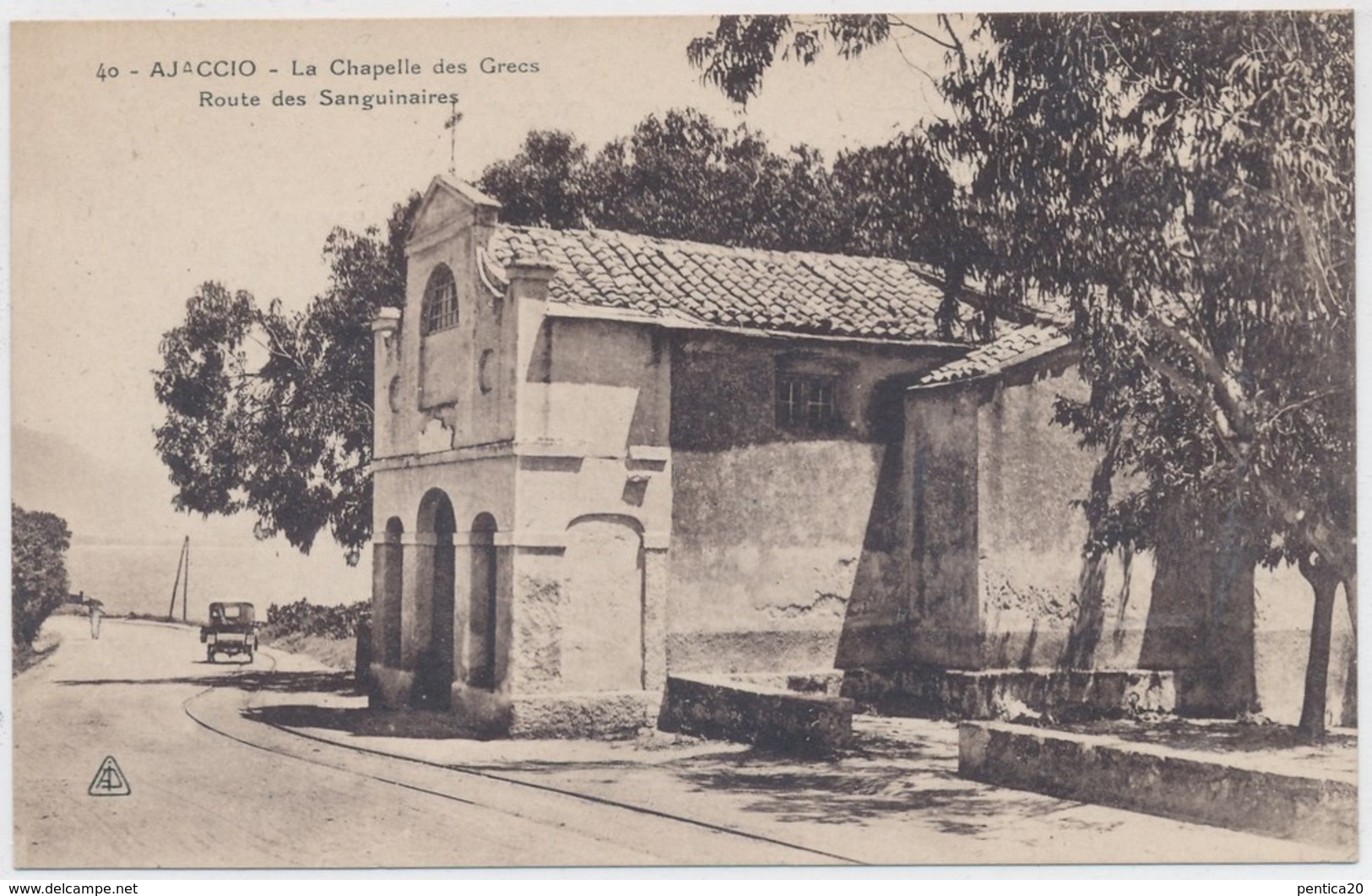 CORSE CPA AJACCIO - La Chapelle Des Grecs - Route Des Sanguinaires - Ajaccio