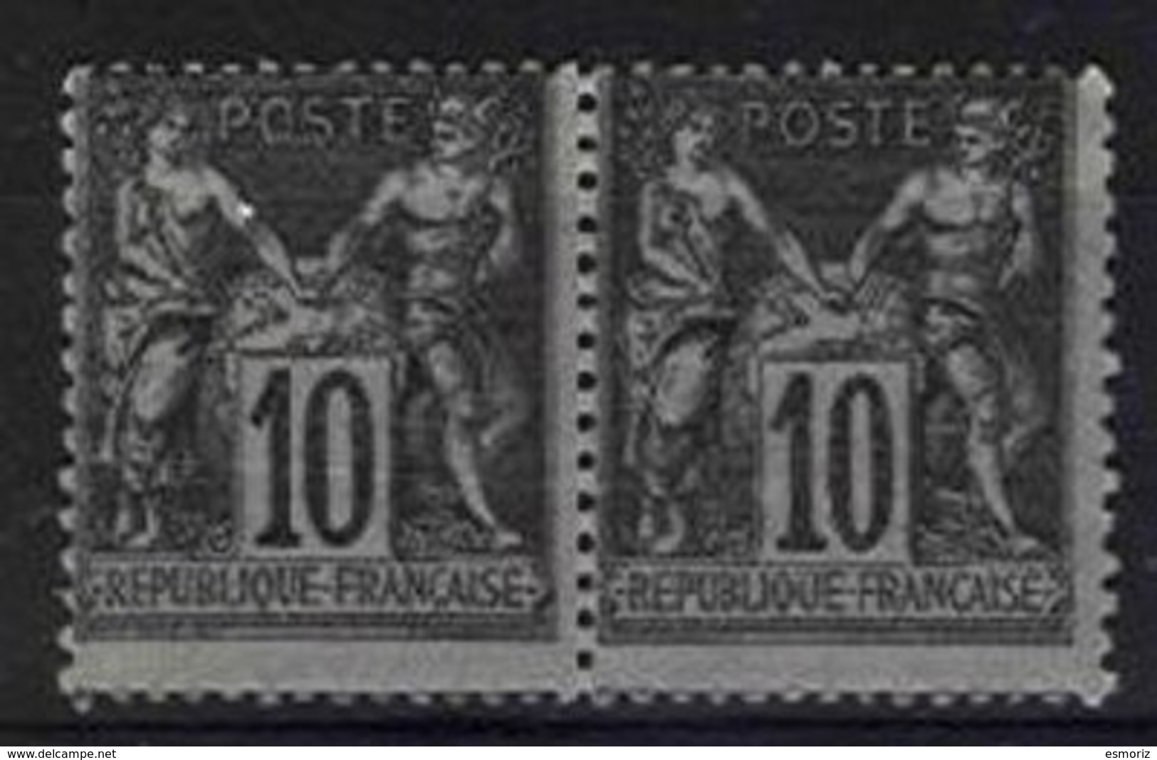 FRANCE, Sage, Yv 103, (*) MNG, F/VF, Cat. &euro; 20,00 - 1876-1878 Sage (Type I)