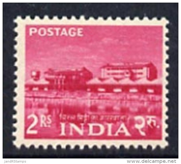 14277 India 1955 Rare Earth Factory 2r From Five Year Plan Set Unmounted Mint, SG 369* (minerals) - Unused Stamps