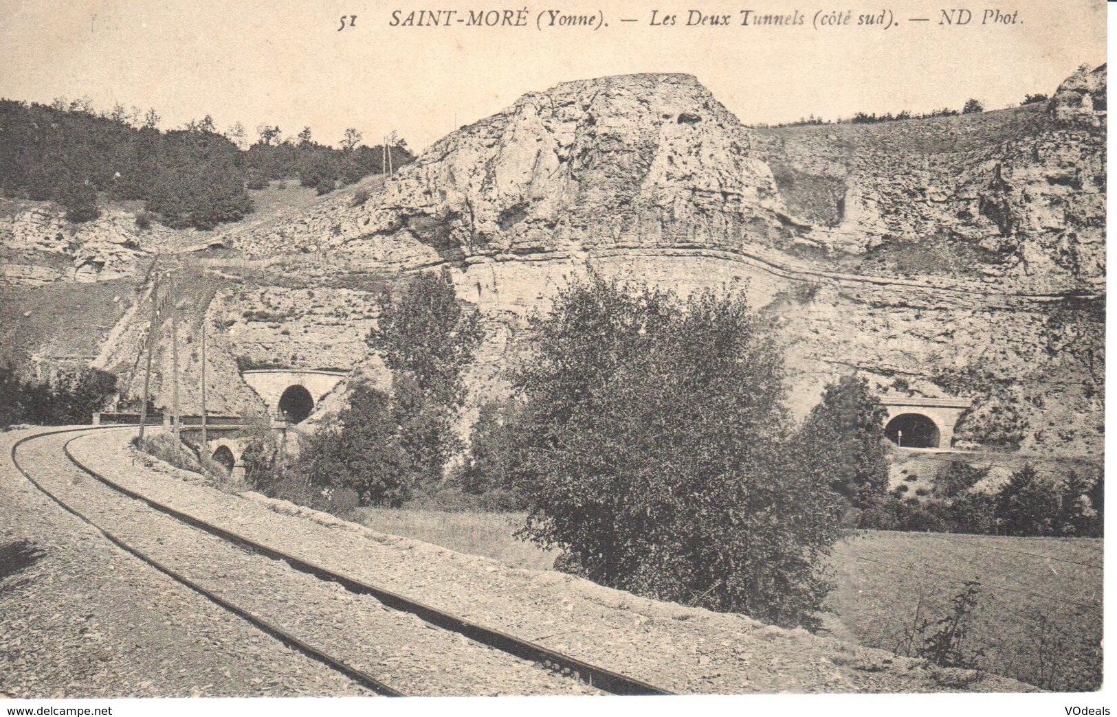 (89) Yonne - CPA - Saint-Moré - Les Deux Tunnels - Autres & Non Classés