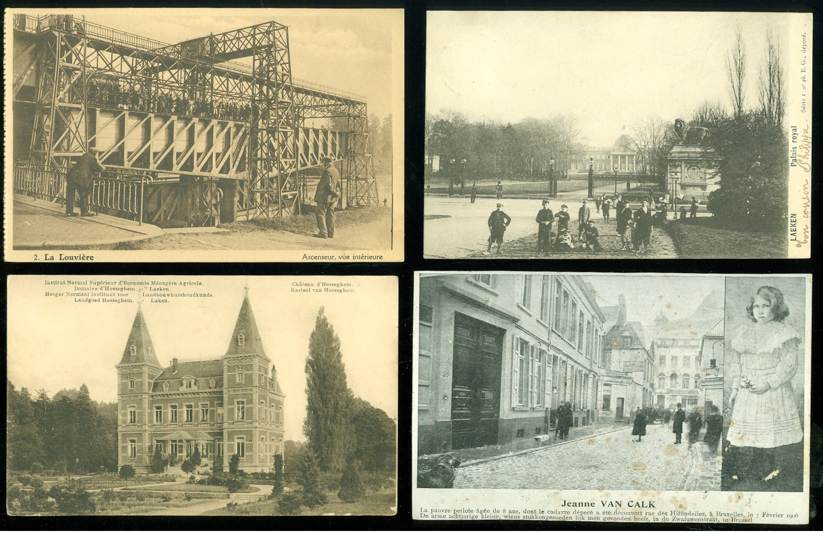 Beau lot de 60 cartes postales de Belgique     Mooi lot van 60 postkaarten van België  - 60 scans