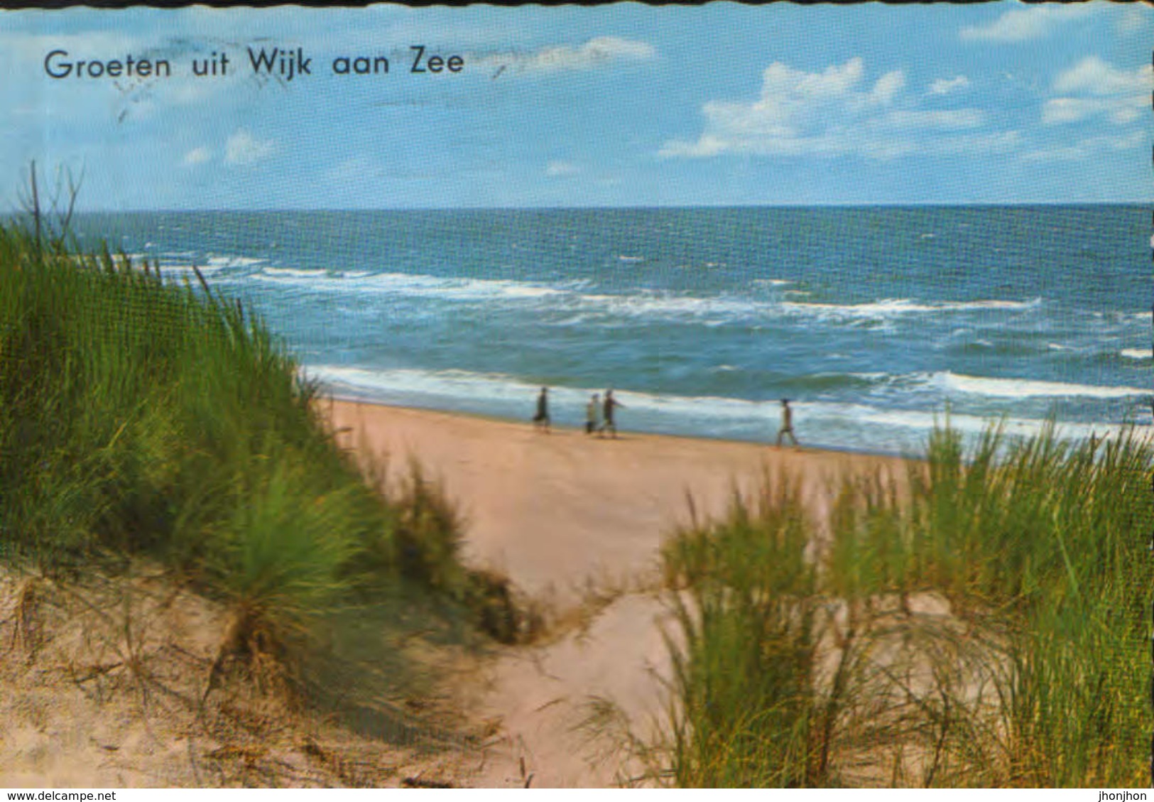 Nederland - Postcard Circulated In 1970 - Wijk Aan Zee - Beach  - 2/scans - Wijk Aan Zee