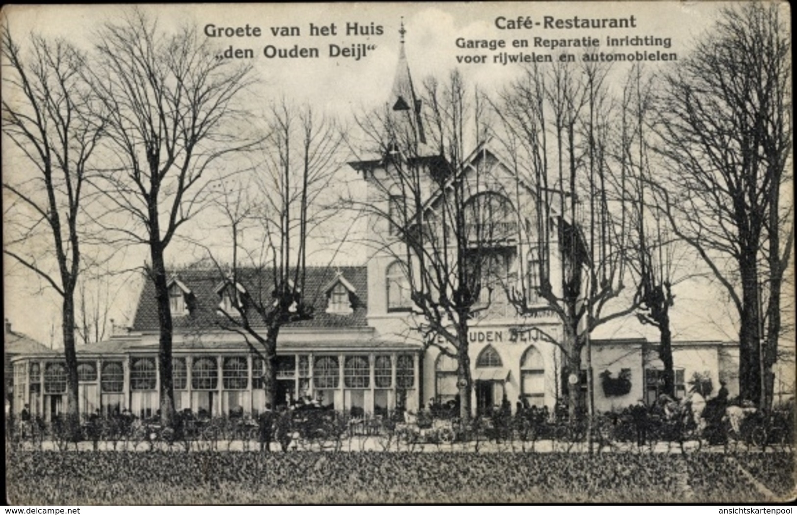 Cp Wassenaar Südholland Niederlande, Café Restaurant Huis Den Ouden Deijl - Autres & Non Classés