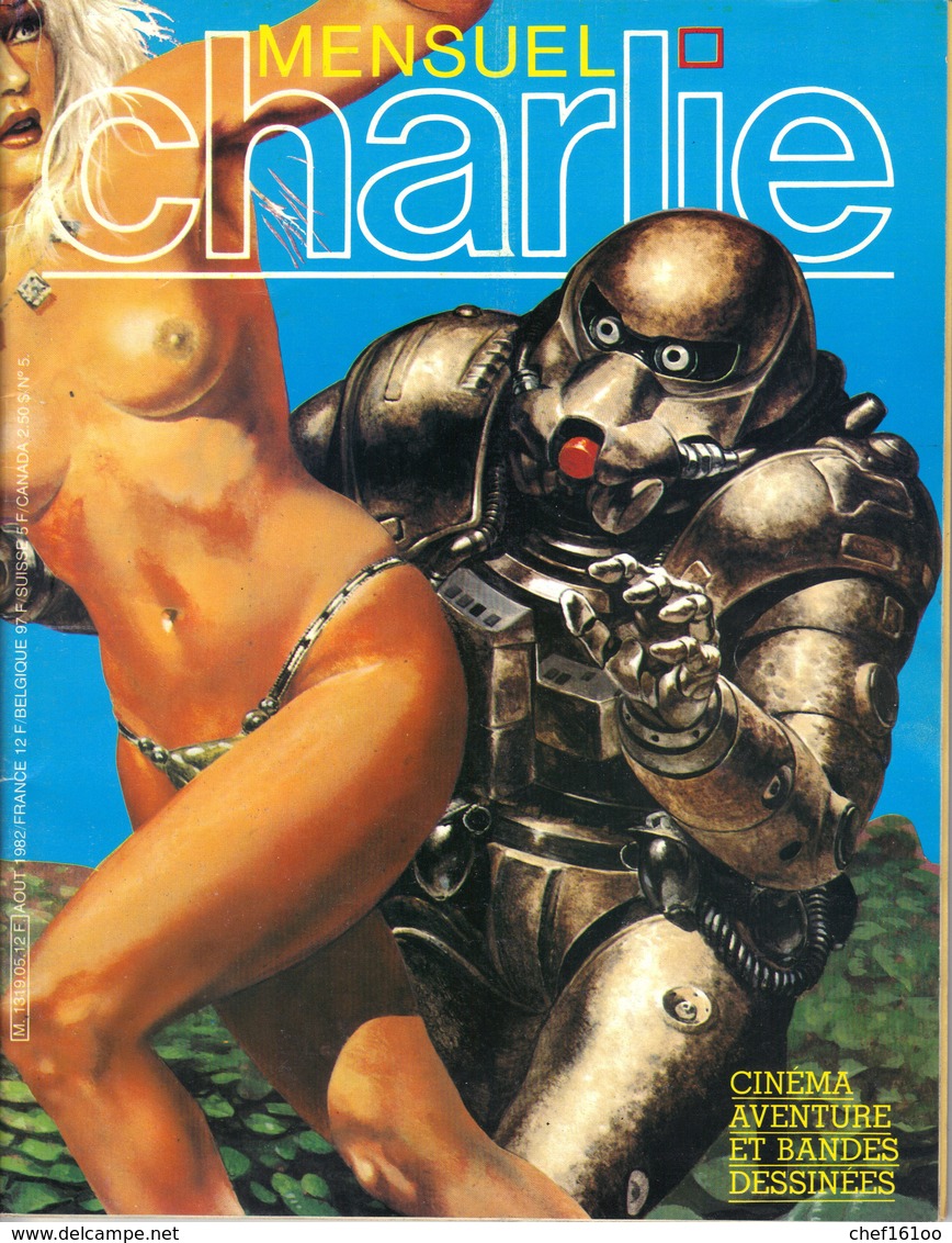 CHARLIE : Mensuel N°5, Août 1982, 2ème Série, Trés Bon état. - Other Magazines