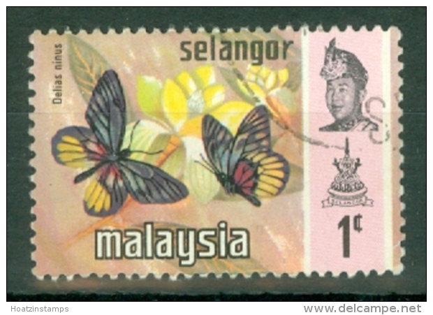 Malaya - Selangor: 1971/78   Butterflies   SG146    1c   [Litho]   Used - Selangor