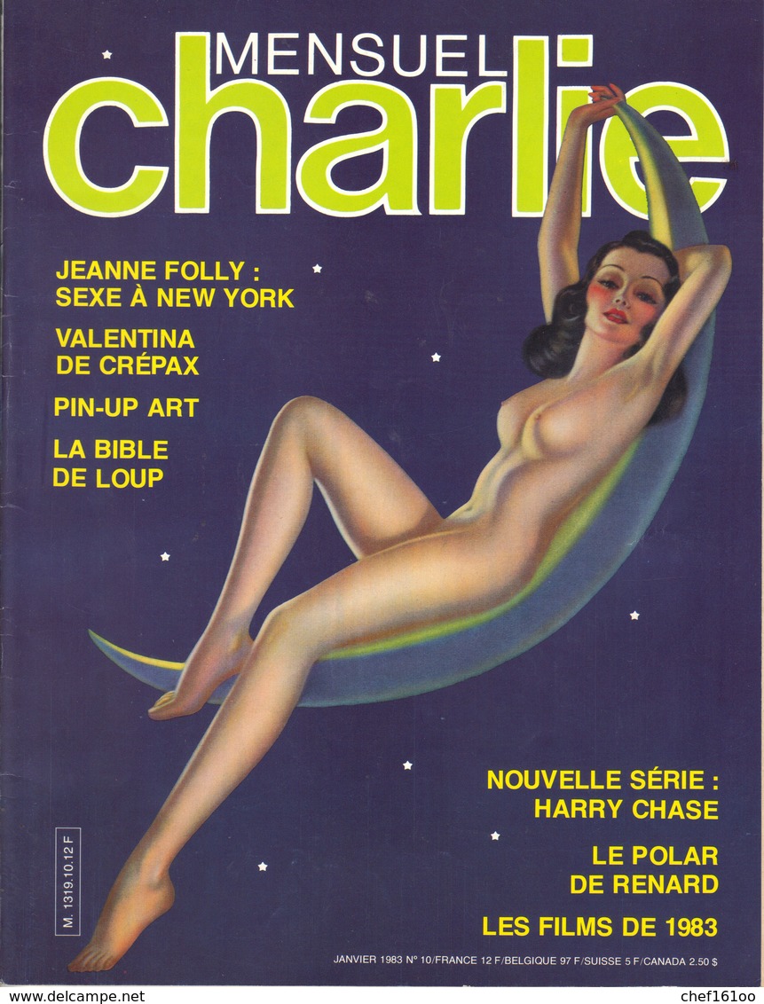 CHARLIE : Mensuel N°10, Janvier 1983, 2ème Série, Trés Bon état. - Autre Magazines