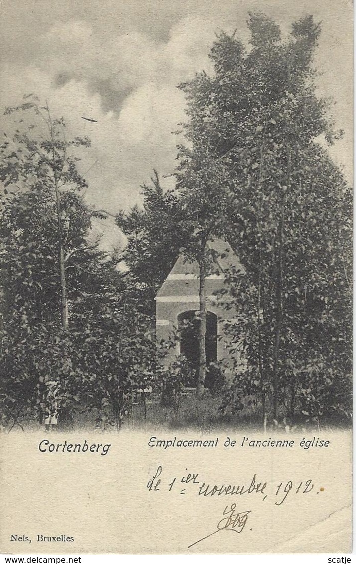 Kortenberg    Emplacement De L'ancienne église   -   1912  Naar   Ixelles - Kortenberg