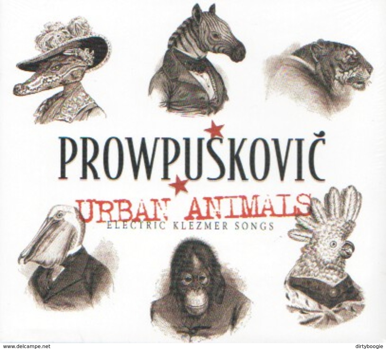 PROWPUSKOVIC - Urban Animals - CD - Electric Klezmer Songs - Rock