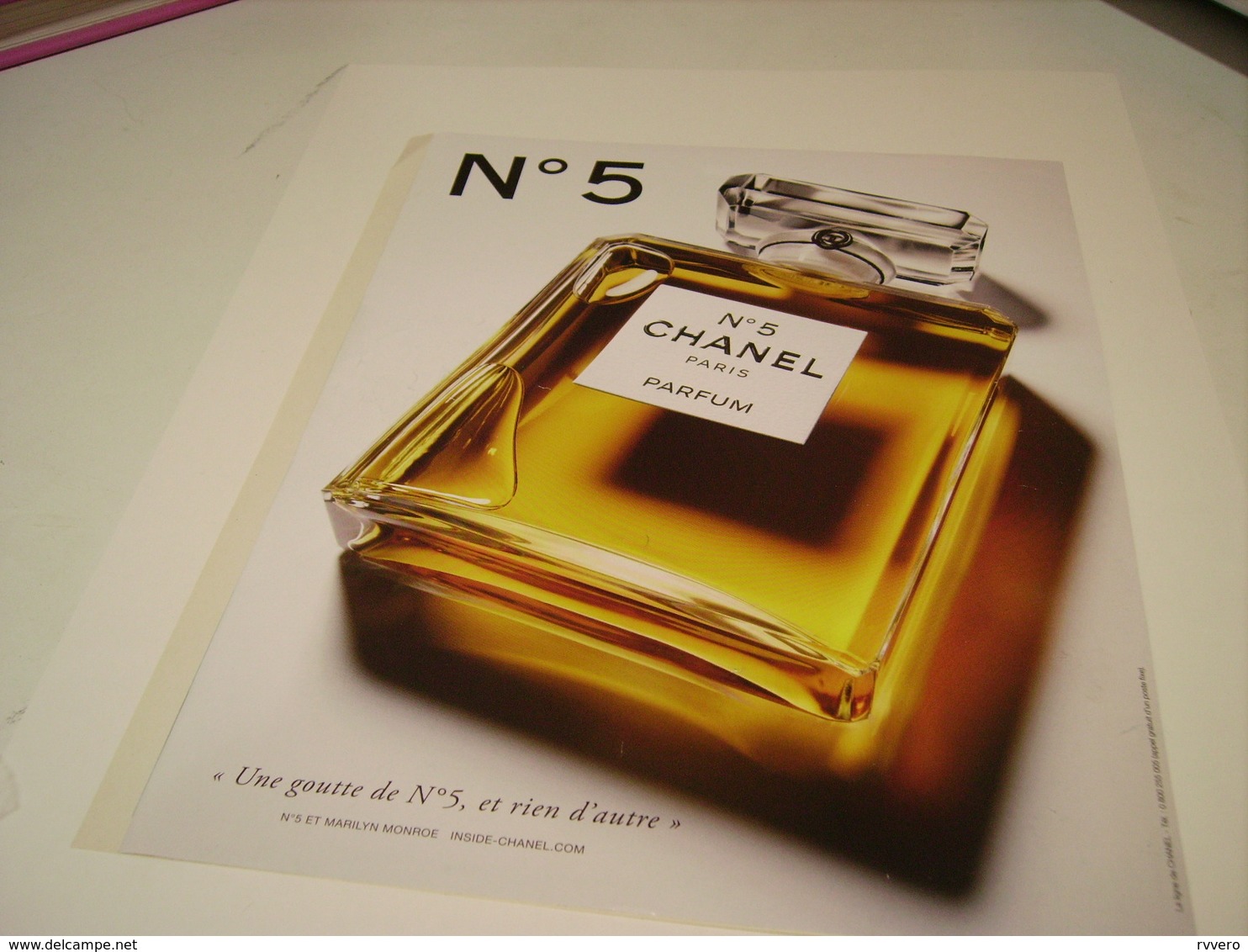 ANCIENNE PUBLICITE PARFUM CHANEL 5 PARIS 2013 - Other & Unclassified