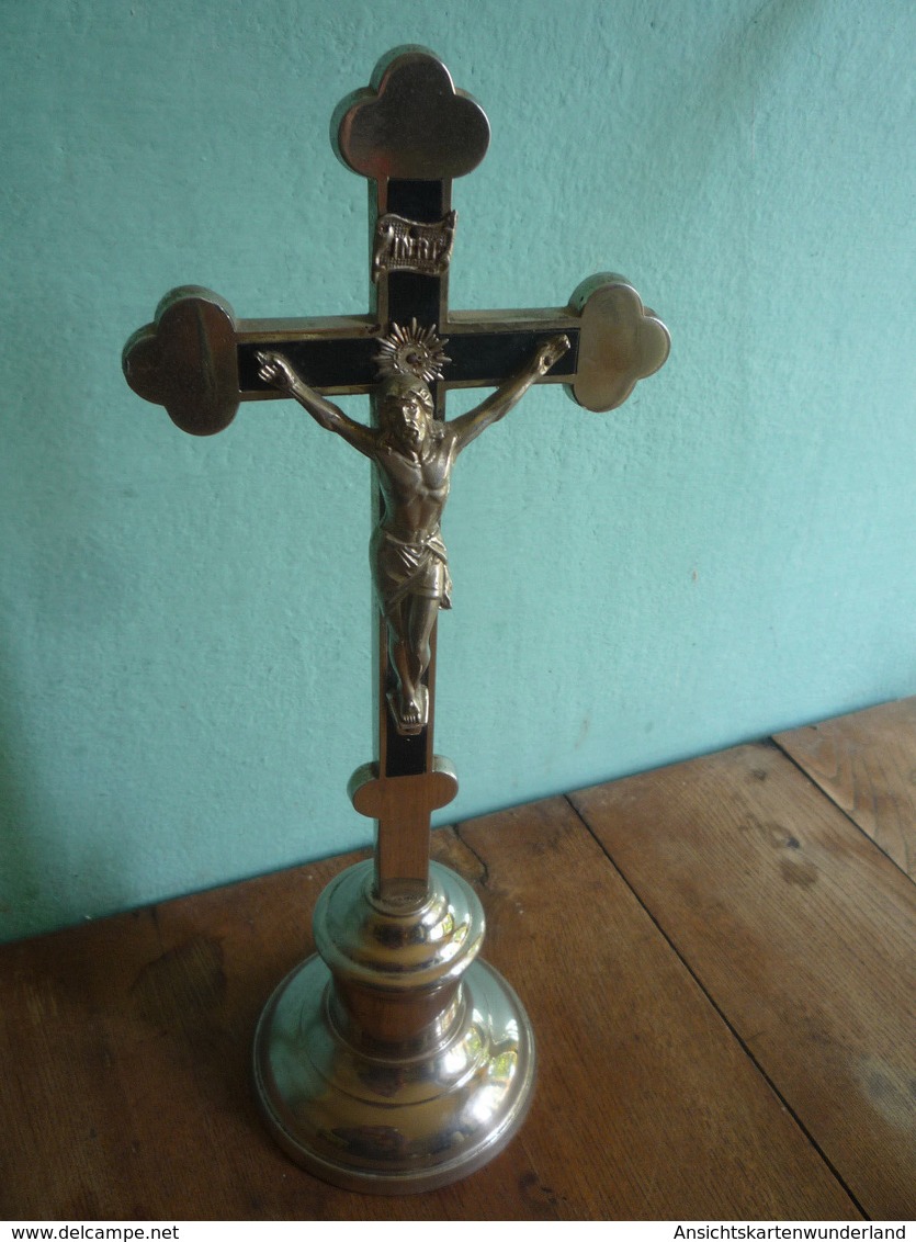 Kruzifix Vernickelt - Religion &  Esoterik
