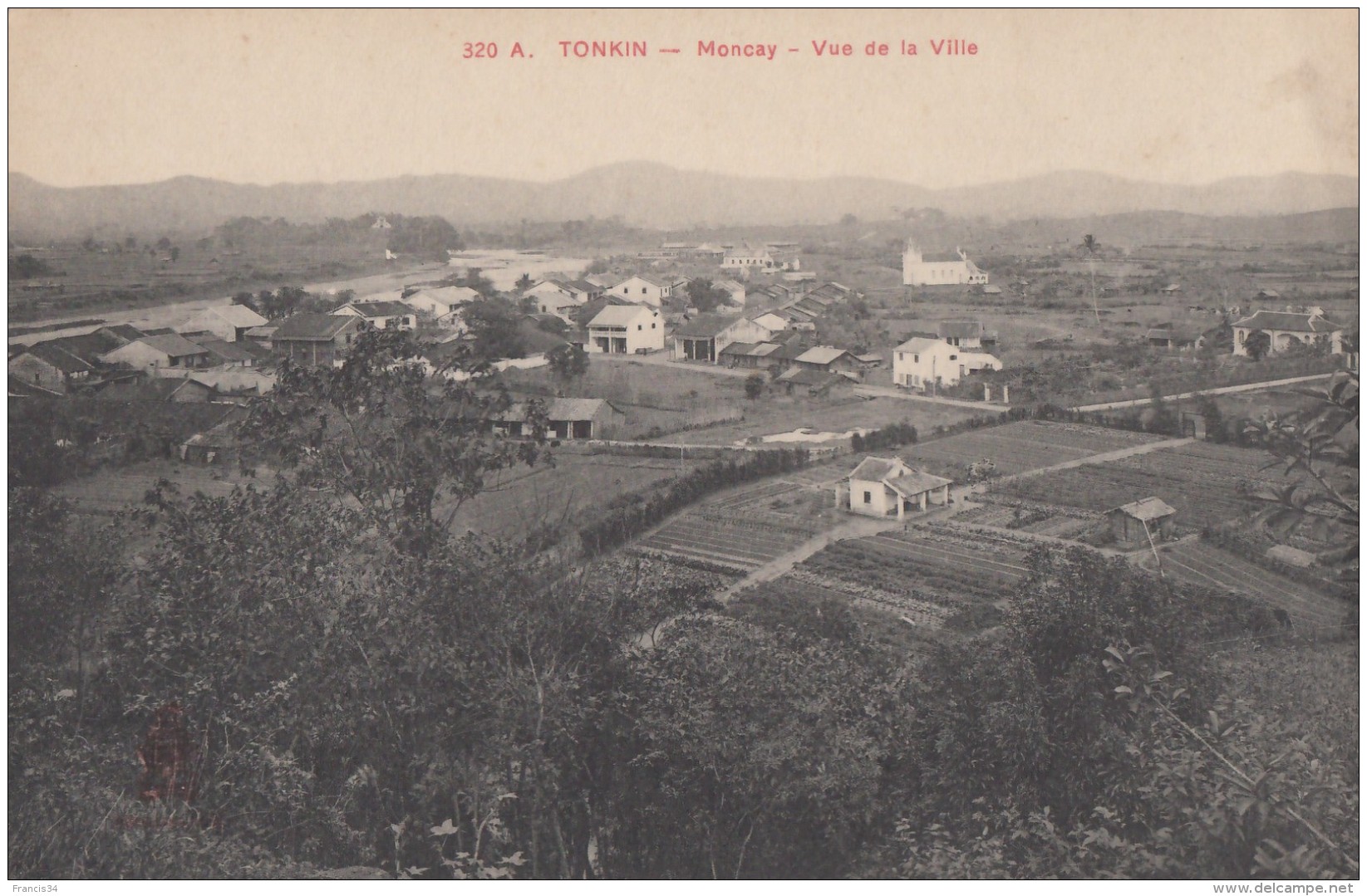 CPA - Moncay - Vue De La Ville - Vietnam