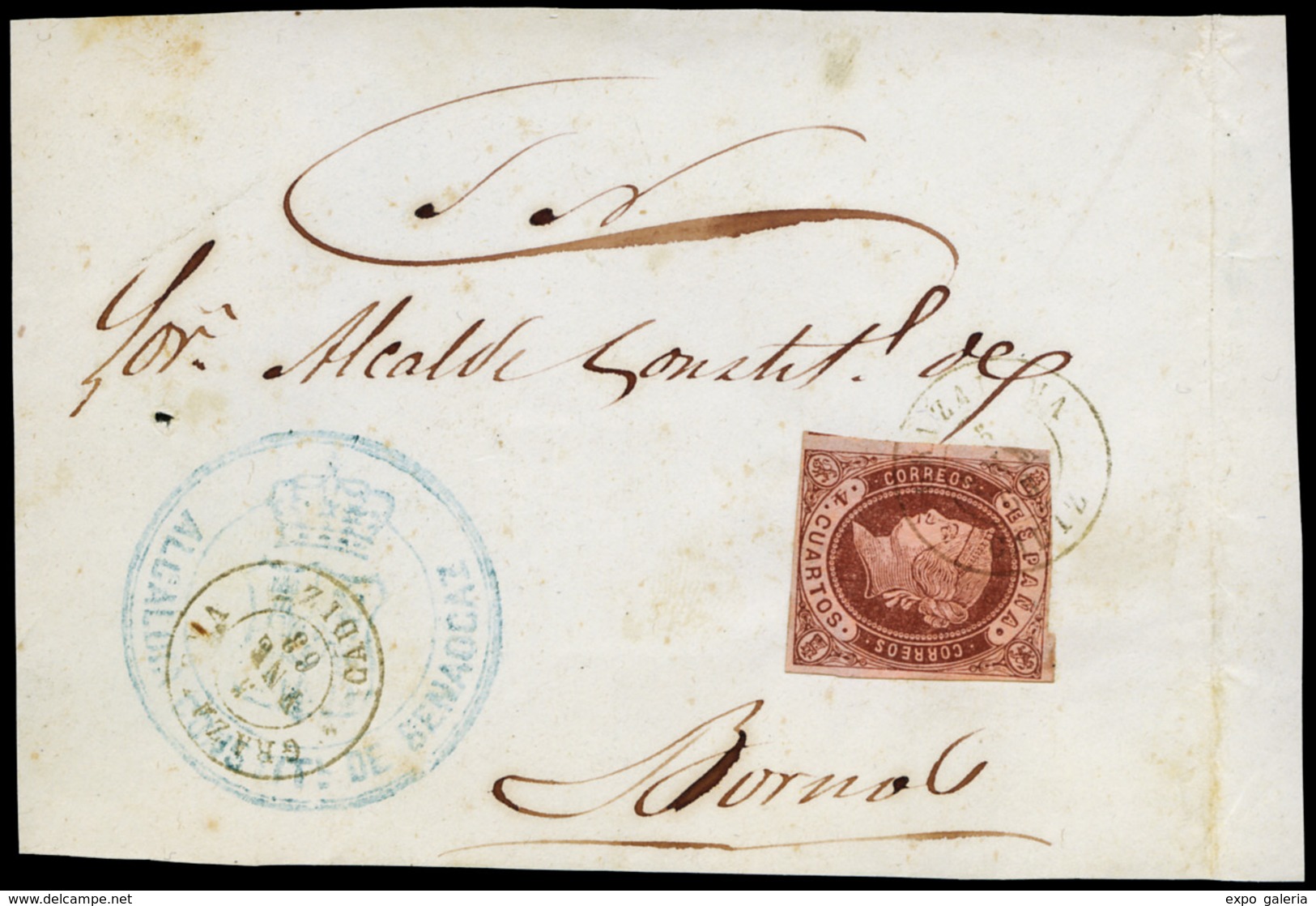 105 Ed. 58 Frente De Plica De Grazalema A Bornos - Used Stamps