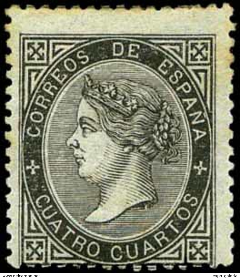 137 Ed. ** 1867. 4 Cuartos Negro. - Used Stamps