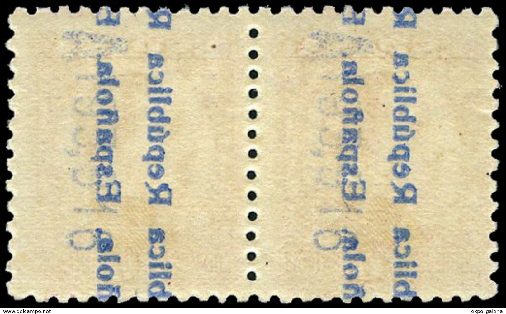 418 Ed. *** 599hc Pareja Horizontal. Habilitación Calcada Al Dorso. Lujo - Unused Stamps