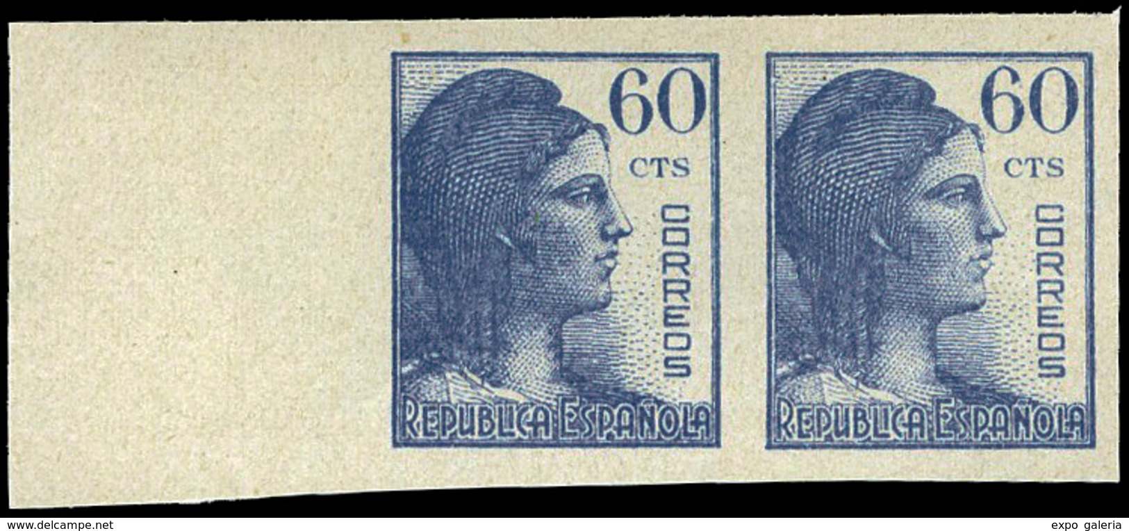 484 Ed. ***/** 751/5S Pareja S/Dentar. - Unused Stamps