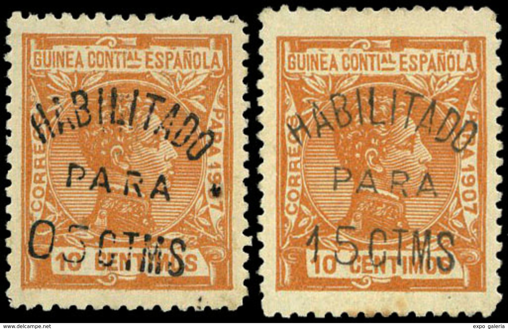 1089 Ed. ** 58S/58Y 	Preciosos. Cat. 70,50€ - Spanish Guinea