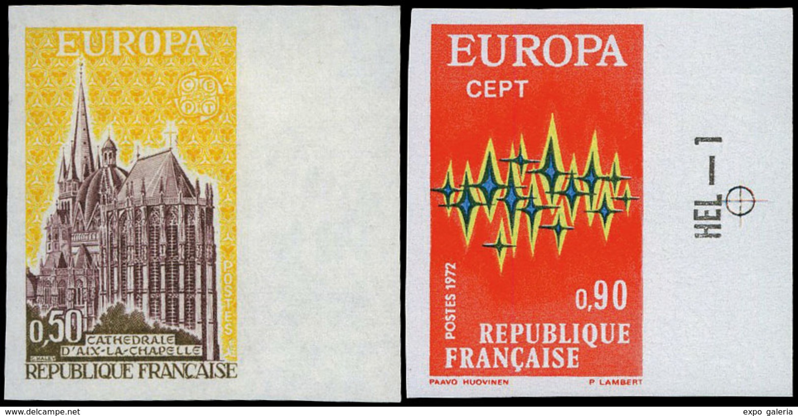 1222 Francia - Ed.  *** 1714/5 S/D 1972. Borde De Hoja. Cat. 110€ - Other & Unclassified