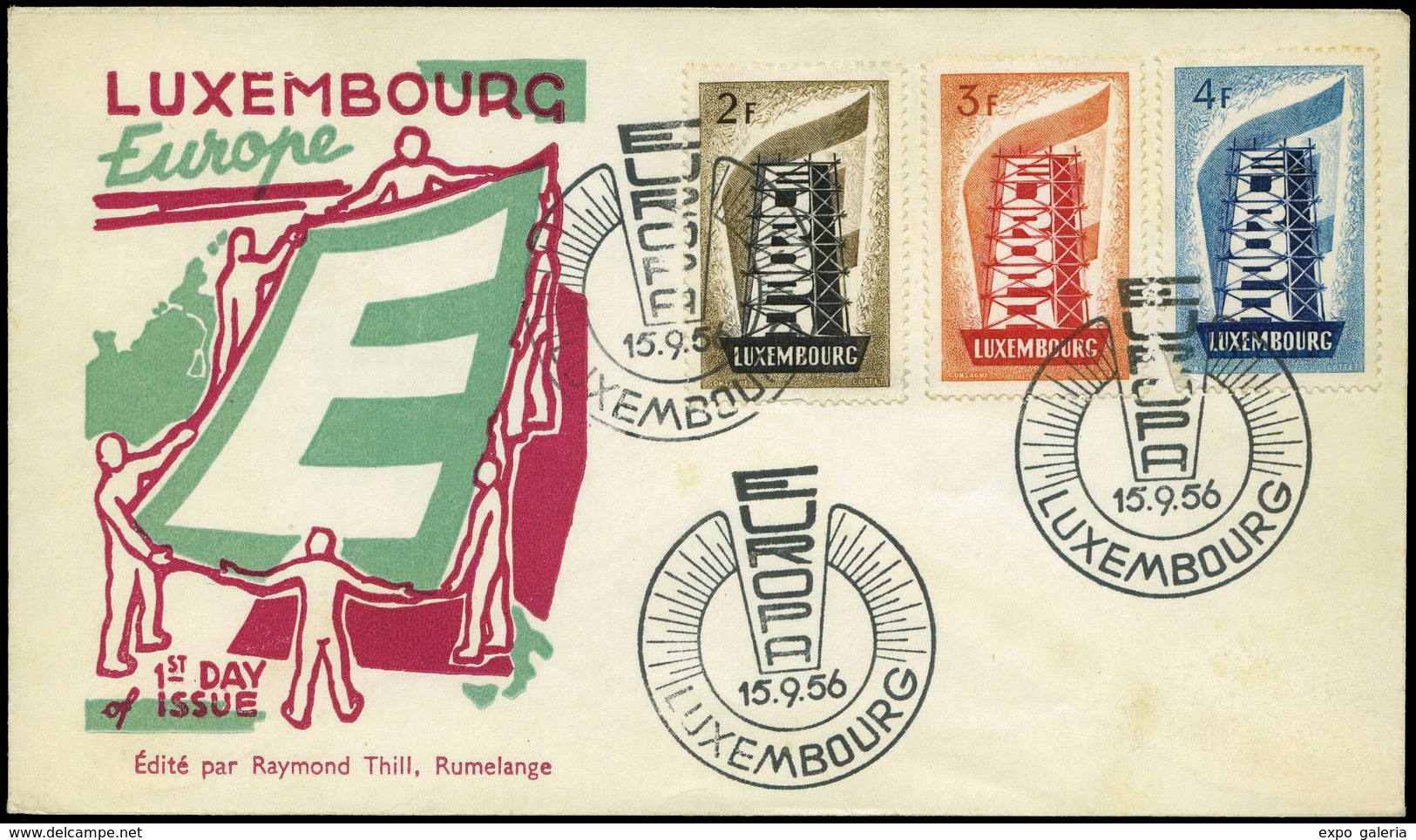 1234 Luxemburgo - Ed.  SPD 514/6 Editado Por Raymond Thill.Ilustrado - Other & Unclassified