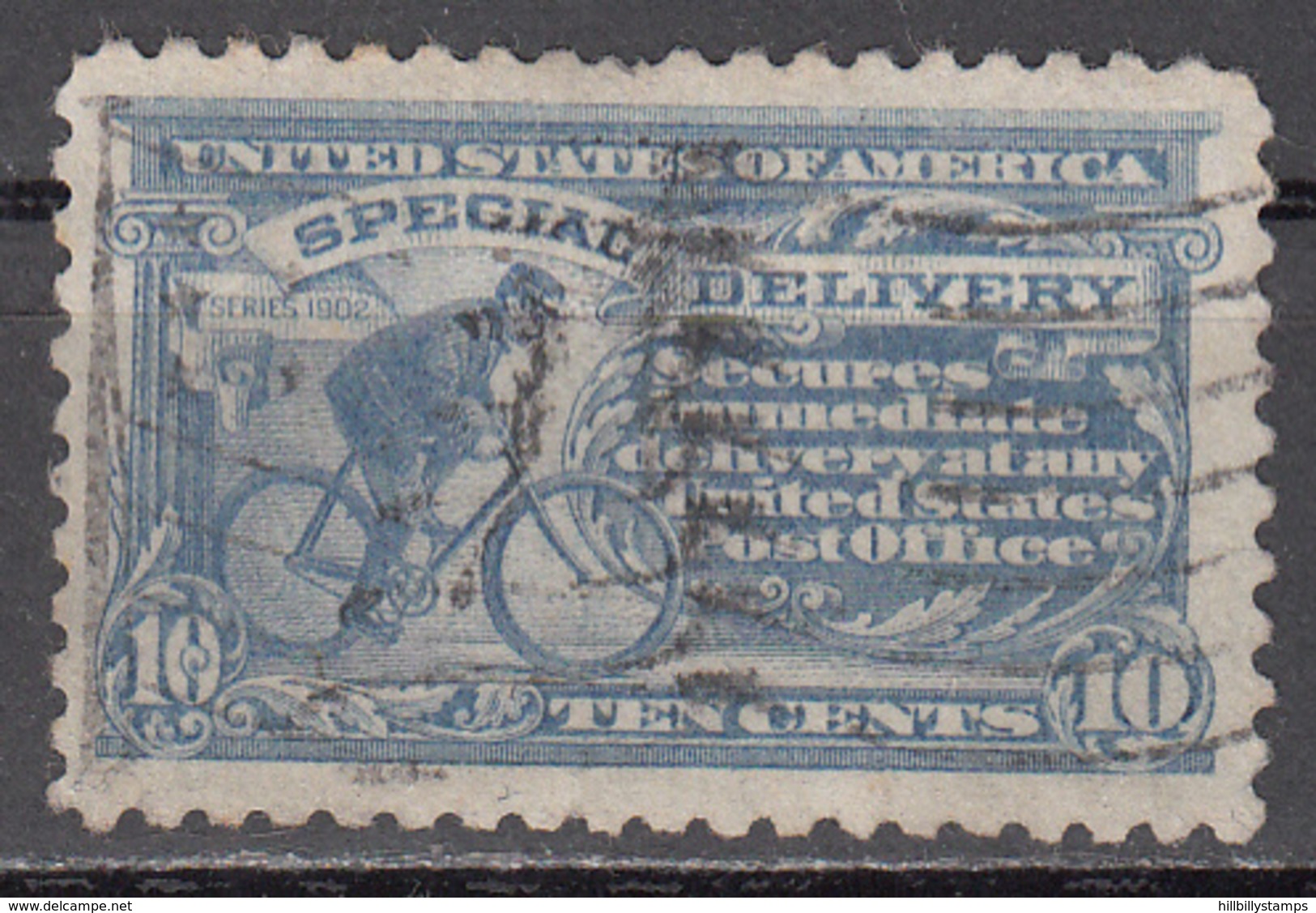 UNITED STATES     SCOTT NO. E10    USED      YEAR  1916    UNWMKD  PERF 10 - Express & Recommandés