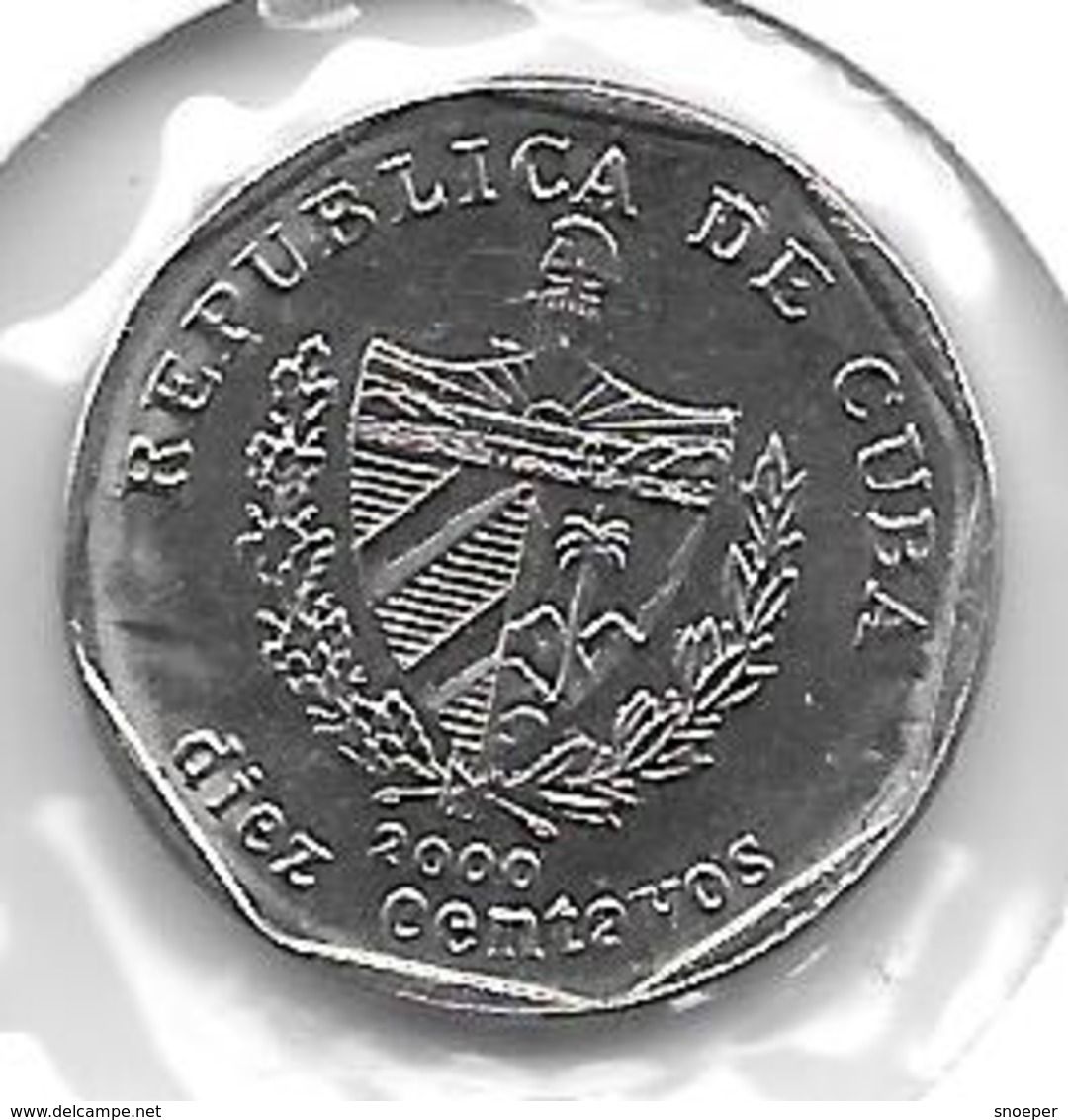 Cuba 10 Centavos 2000  Km 576.2  Unc - Kuba