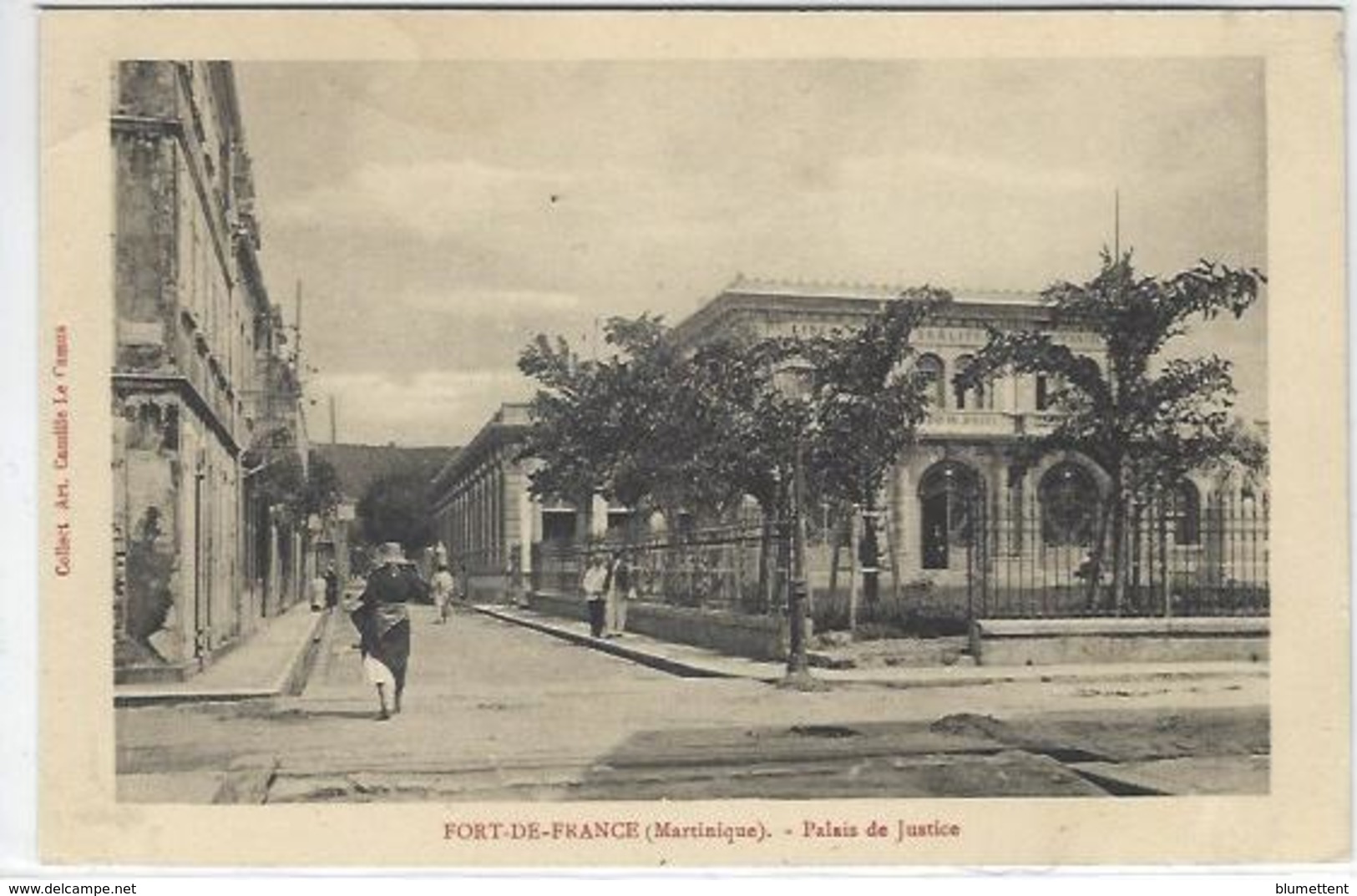 CPA Martinique Fort De France Non Circulé Palais De Justice - Fort De France