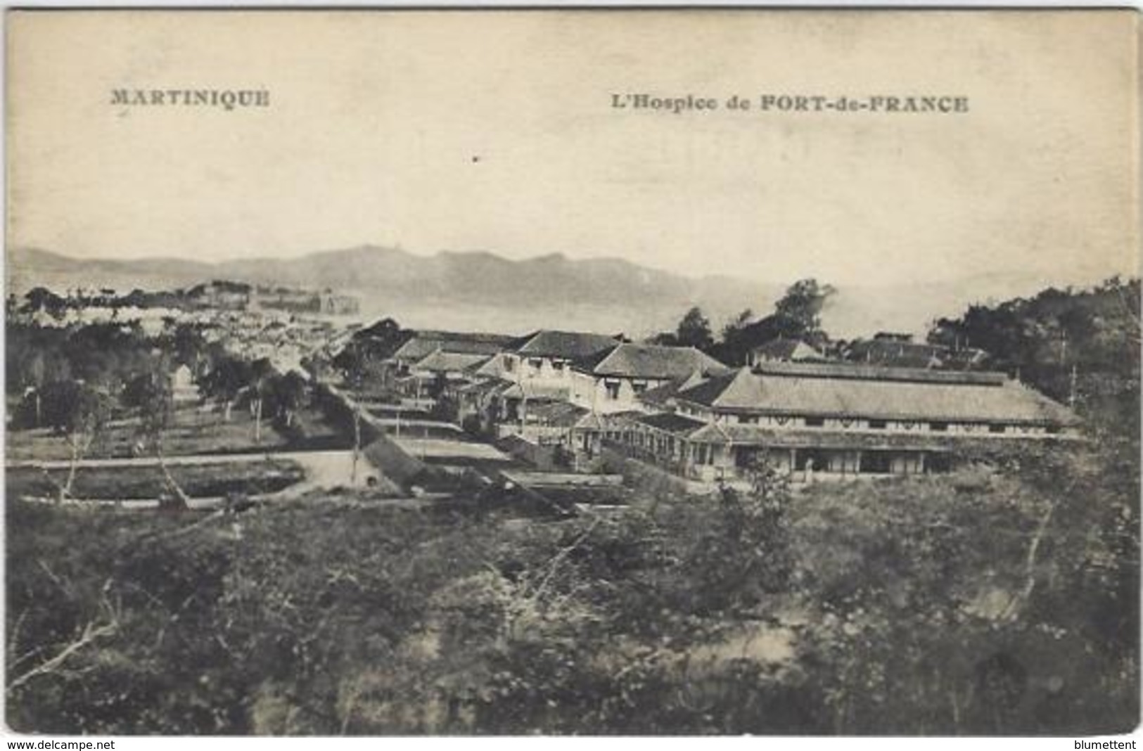 CPA Martinique Fort De France Non Circulé - Fort De France